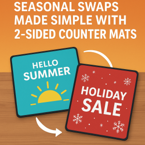 2 sided counter mats