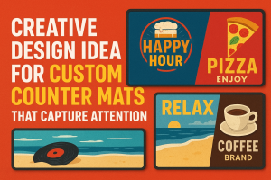 Custom counter mat