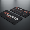 2 Sided counter mat printed with promotions on both faces