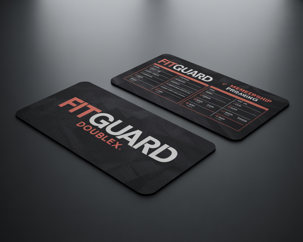 2 Sided counter mat printed with promotions on both faces