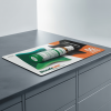 Antimicrobial surface counter mat for healthcare and food service counters