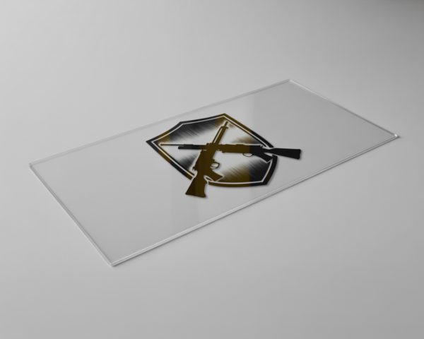 Custom counter mat available in rectangle, square, and custom shapes