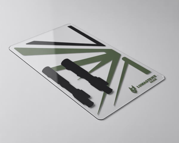 Durable flexible vinyl counter mat that lays flat and resists tearing