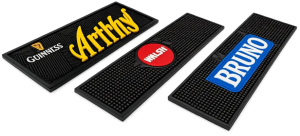 Counter mats tri-state delivery, custom printed at a New York facility for regional businesses